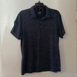 Zelos Navy and Gray Polo